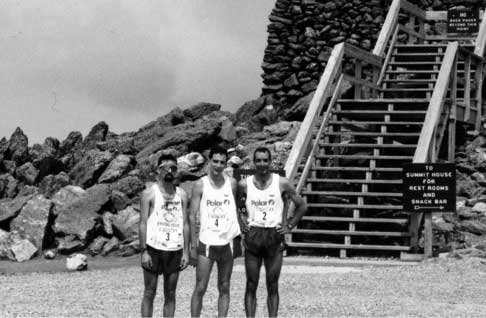 (left to right) Dunham, Morse, and Fram of the CMS record setting team