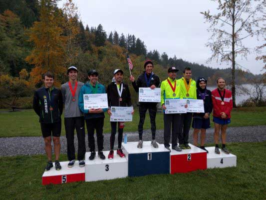 Top USATF men's finishers.